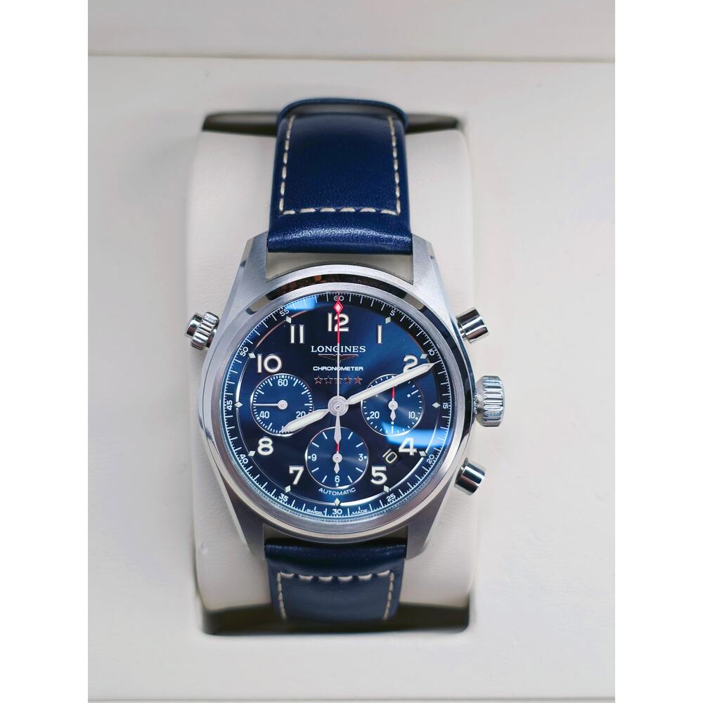 Longines Spirit 42mm Chronograph Automatic - (Ref. L3.820.4.93.0) - Full Set